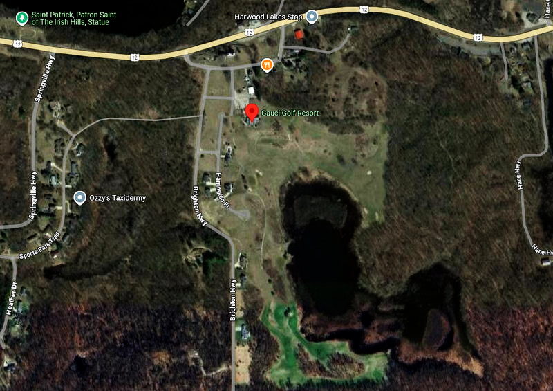 Gauci Golf Resort (Irish Hills Golf Club) - Vintage Postcard (newer photo)